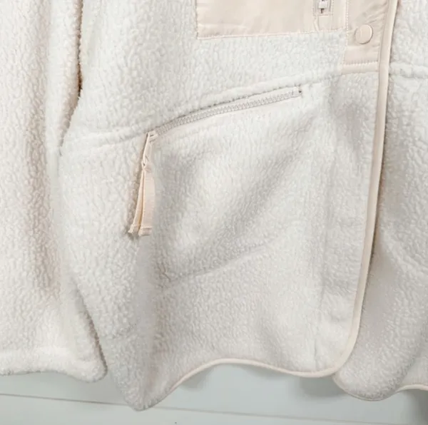 Free People x Hatch Hit the Slopes Jacket in Cream, Size Small, MSRP $178 - Image 4