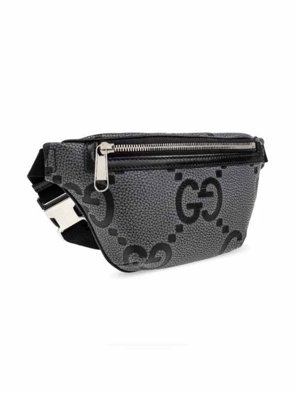 GUCCI Jumbo GG logo small leather belt bag - Image 4
