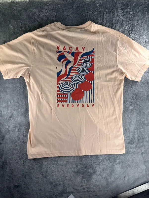 NWT Scotch & Soda Amsterdam Graphic Tee Vacay Everyday Bisque Size M - Image 9