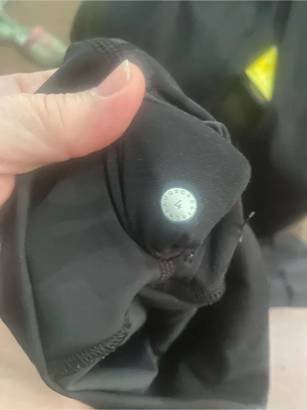 lululemon athletica Black Performance leggings  with Logo - Image 2