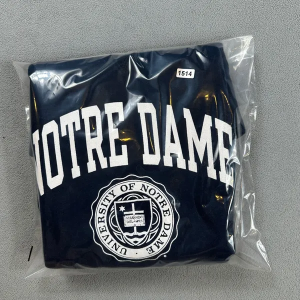 Champion Notre Dame Crewneck Sweatshirt Women's Small Fighting Irish Navy Blue - Image 6