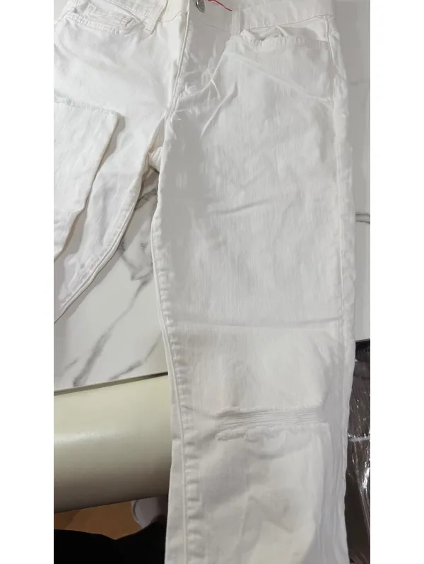 Size 8 Tommy Hilfiger White Jeans - Image 5