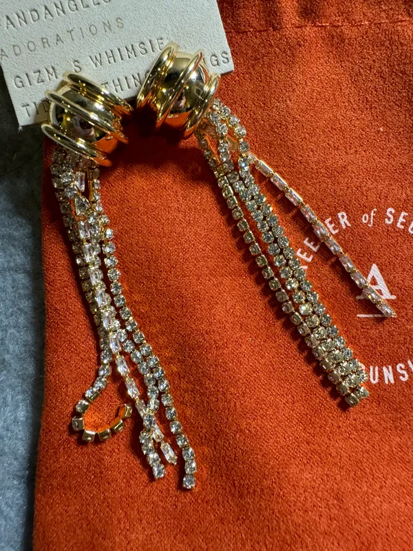 NWT Gold Plated Earrings - Image 3
