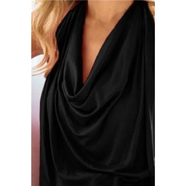 BiBi Rayon‎ Spandex Cowl Neck Sleeveless Top - Image 3