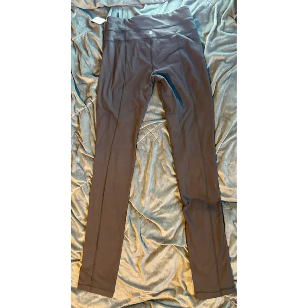 Lululemon Athletica Black Yoga Leggings Size 4 Full Length Activewear - Image 4