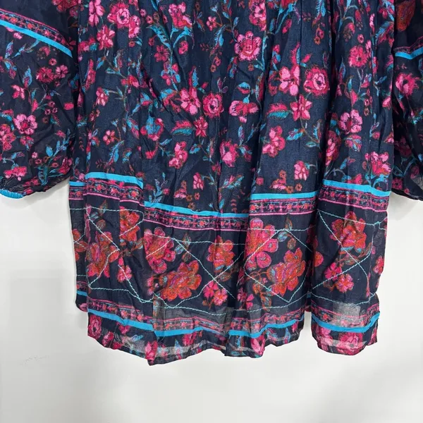 FREE PEOPLE Endless Afternoon Mini Dress in Midnight Combo Size M - Image 4