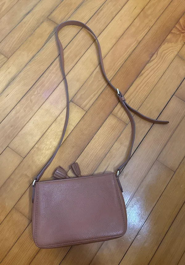 Kate Spade Crossbody Purse Brown Leather - Image 2