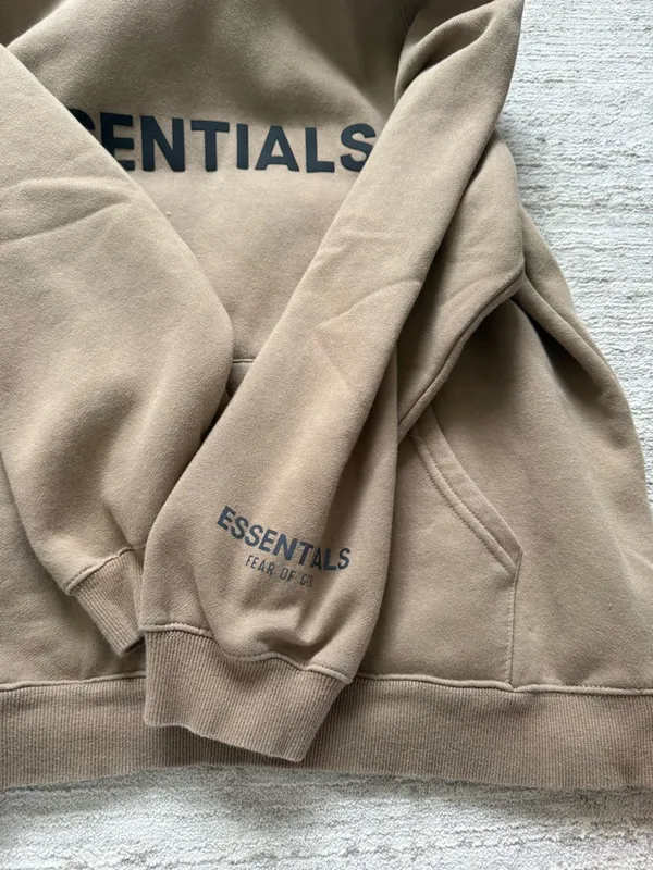 ESSENTIALS Hoodie in Brown (Size Large) - Image 6