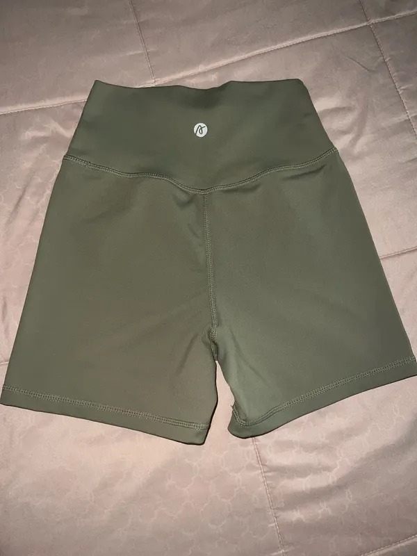 AYBL Green Biker Shorts - Image 3