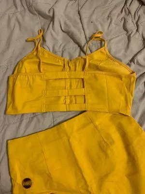 Zaful Yellow Set - Image 3