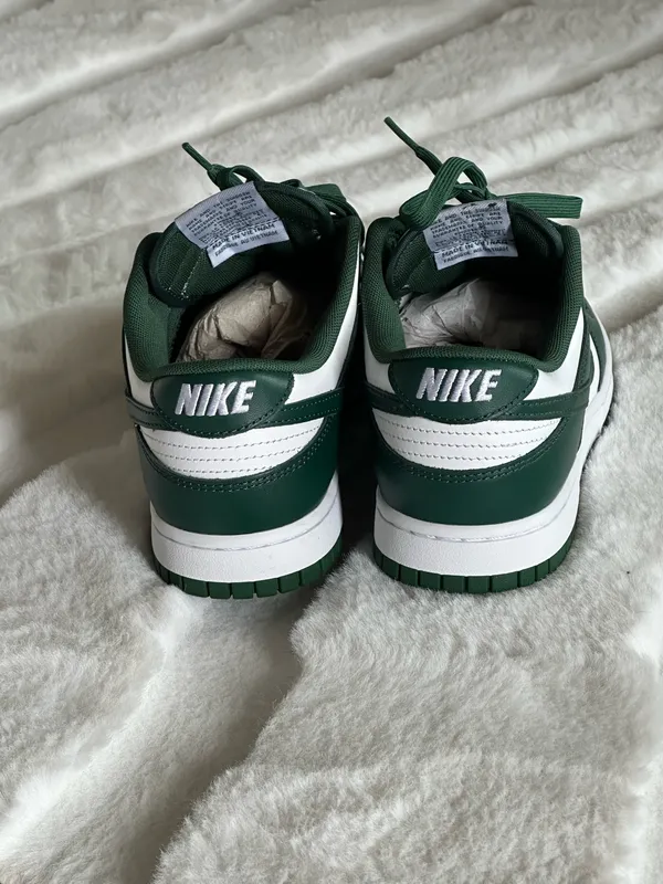 Nike Dunk Low – Michigan State Green Men Size 8 - Image 3