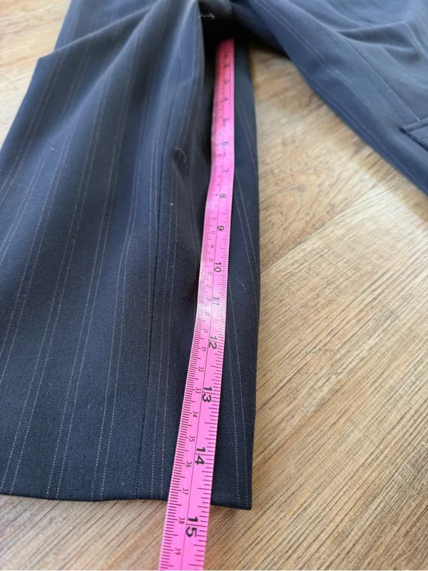 Style & Co. Navy Pinstripe Women's Blazer - Image 6