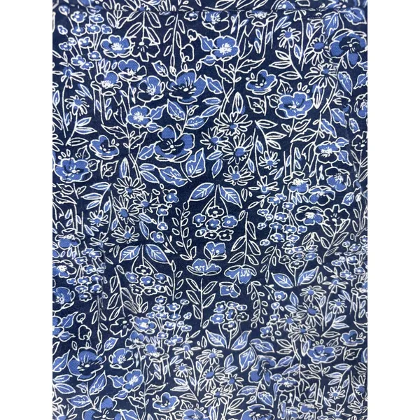 Banana Republic Shorts Womens 6 Blue Excellent Floral Hampton Fit Stretch Cotton - Image 5
