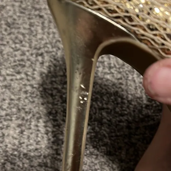 Audrey Brooke - Gold Sparkle Heels - 8 - Image 5
