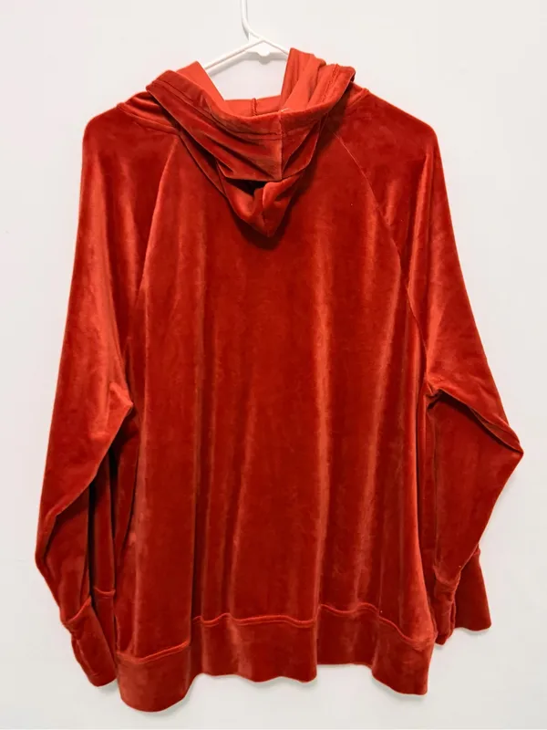 OFFLINE by Aerie Velour Full-Zip Hoodie jacket Large - Image 3