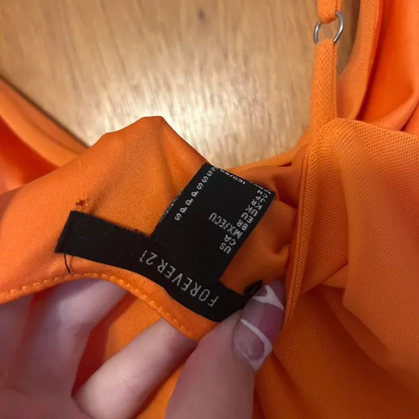Forever 21 Orange  Dress - Image 4