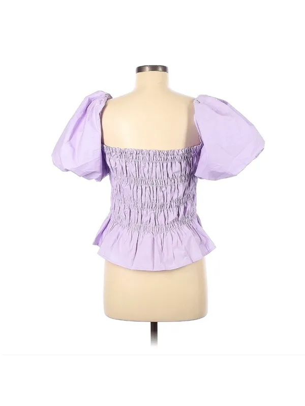 ASTR The Label SAVINA BUBBLE SLEEVE TOP SOLD OUT ONLINE size XS - Image 2