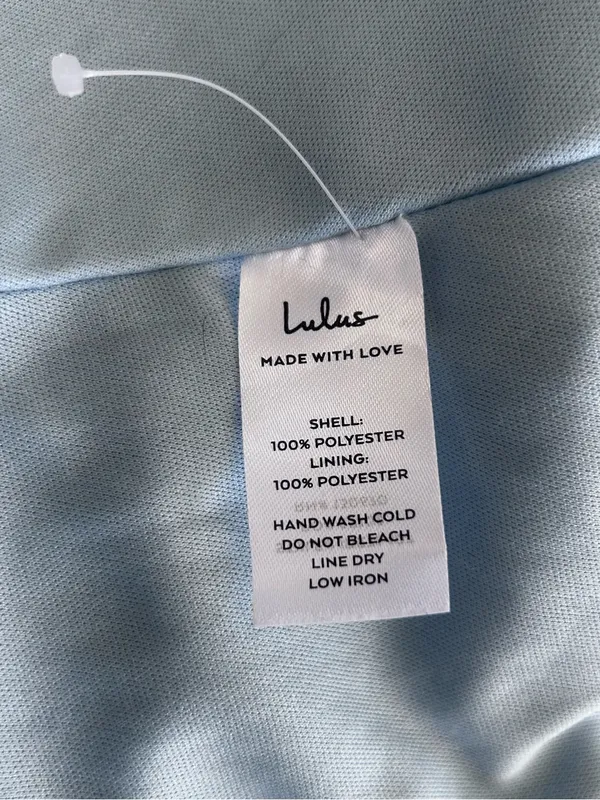 Lulus Feeling Butterflies Light Blue Floral Tiered‎ Ruffle Mini Dress Size Small - Image 4