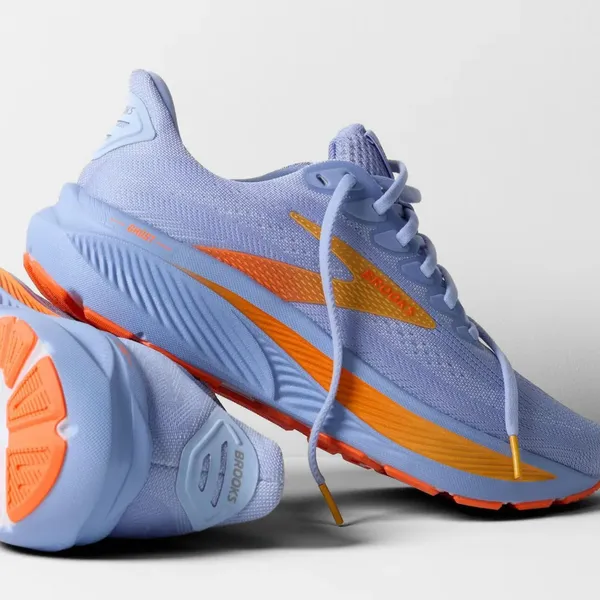Brooks Ghost 17 Womens Running Shoes Blue Orange Size 7.5 NWOB - Image 2