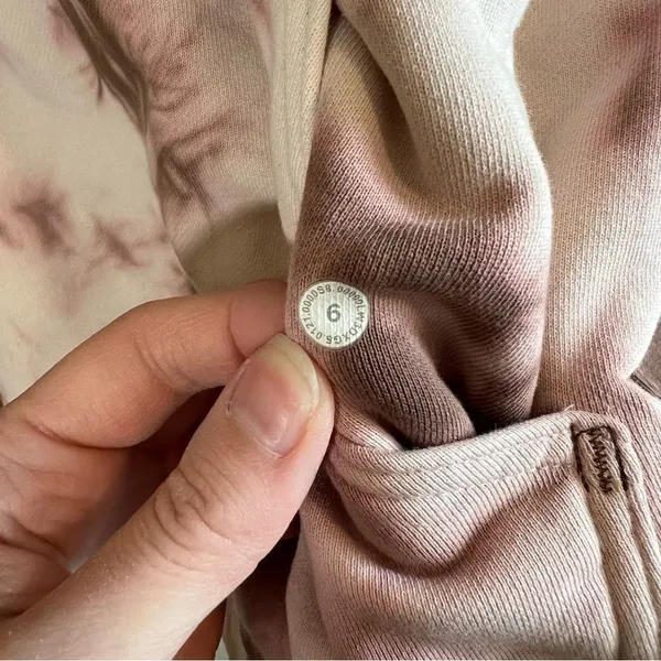 Lululemon All Yours Hoodie‎ Fleece Sweatshirt Marmoleado Tie Dye Earth Dye Clay - Image 6