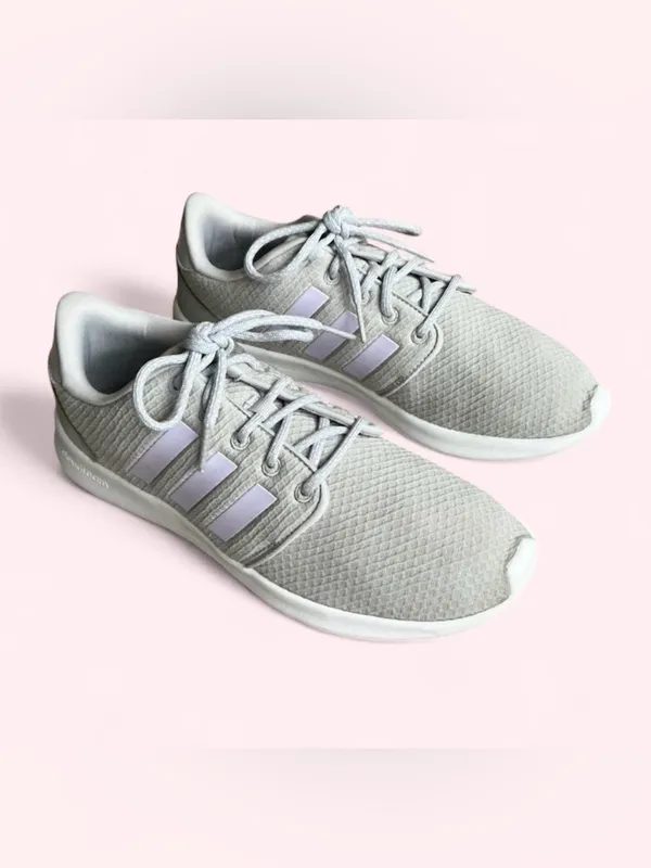 ADIDAS Women's QT Racer 2.0 Running Sneaker Shoes Gray Size 9.5 - Image 9