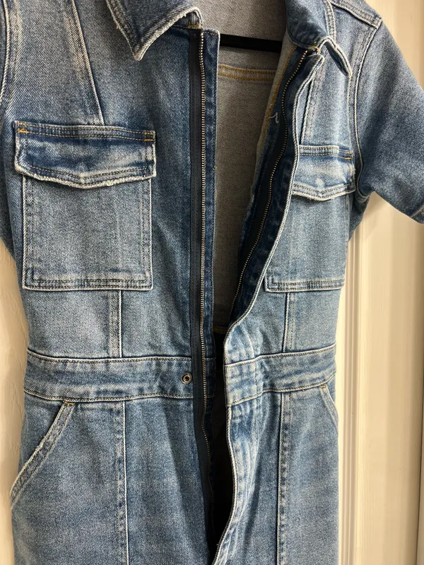 Good American Women's Blue Denim Jumpsuit - Image 10