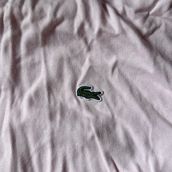 Lacoste Pink Long Sleeve Shirt - Image 3