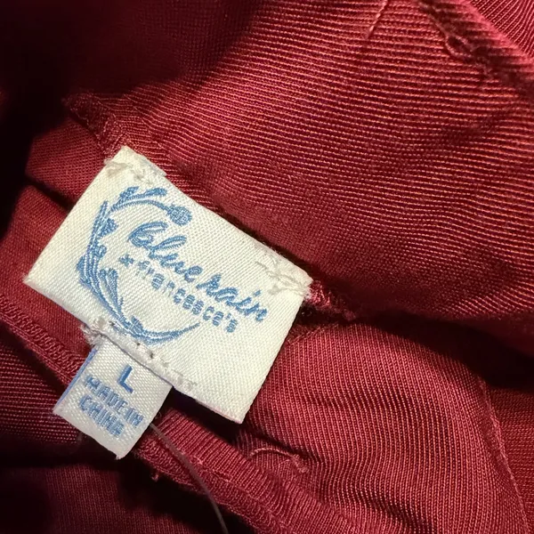 Francescas Blue Rain‎ Burgundy Wide Leg High Rise Dress Pants Large - Image 6