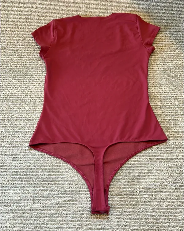 Free People Bodysuit Pink M - Image 4