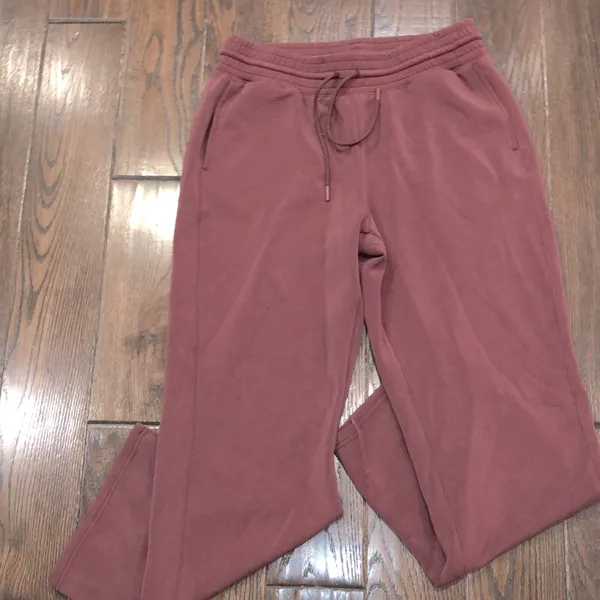 Danskin burgundy sweat pants size large - Image 3