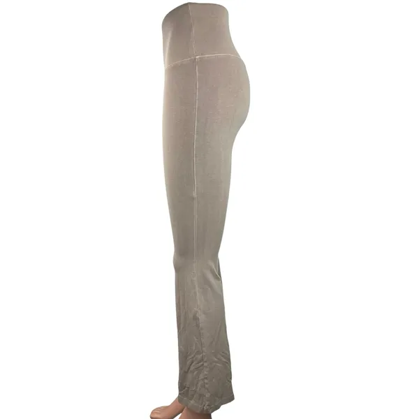 Aritzia TNA Chill Atmosphere Beige Flare Boot Cut Yoga Leggings Sweat Pants - Image 2