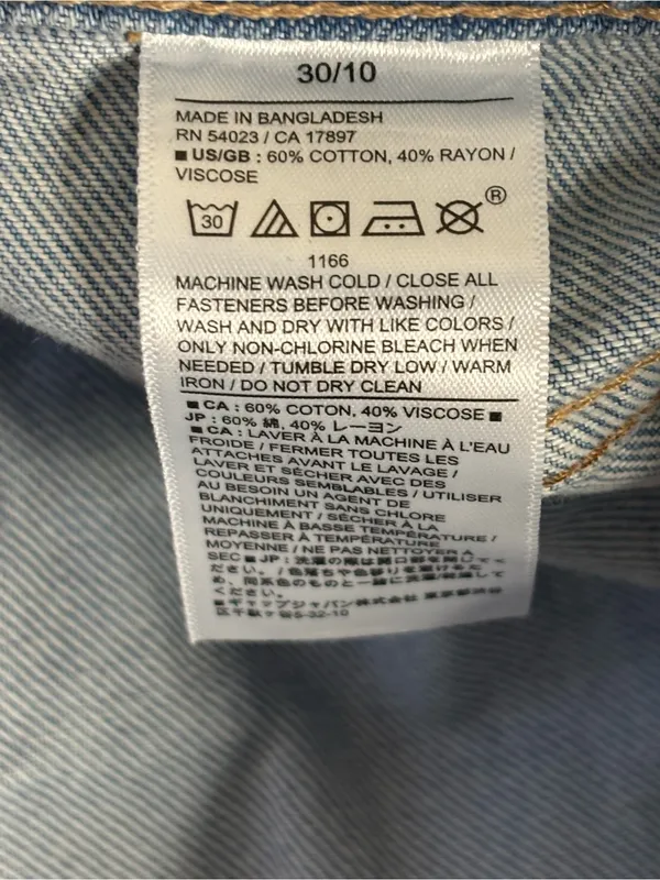 Banana Republic barrel high rise Jeans light wash size 30 - Image 5
