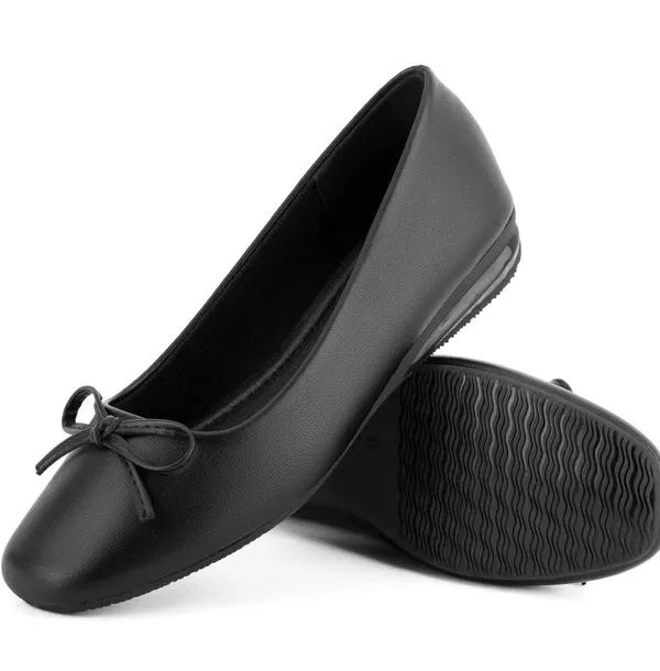 Black Flats Size 8 - Image 2