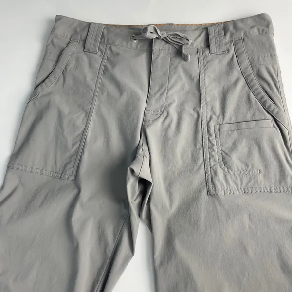 Lucy Capri Pants Athletic‎ Stretch Nylon Gray Women Size XS Cropped Pockets - Image 3