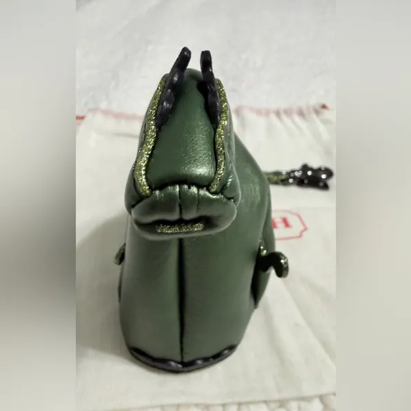 Coach Green Rexy Dinosaur Coin Purse Bag Charm - Image 4
