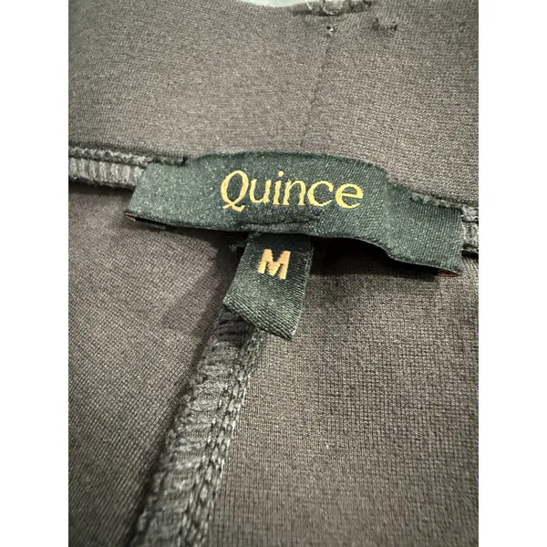 Quince Ultra-Stretch Ponte Straight Leg Pants Charcoal Grey Womens Size Medium‎ - Image 4