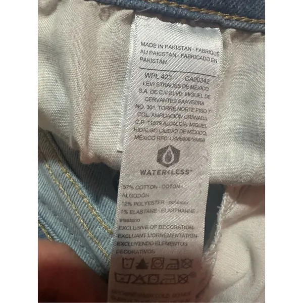 Levi's Womens Mid Rise‎ Boyfriend Jean Sz W35 - Image 9