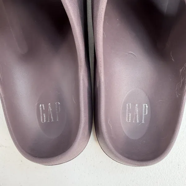Gap Women's 10 Criss-Cross Pillow Pool‎ Slides Sandals Platform Peppercorn Brown - Image 7