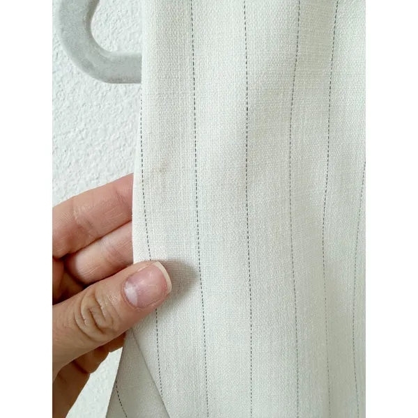NWT H&M White Pinstriped Button Front Vest Top US XXL - Image 4