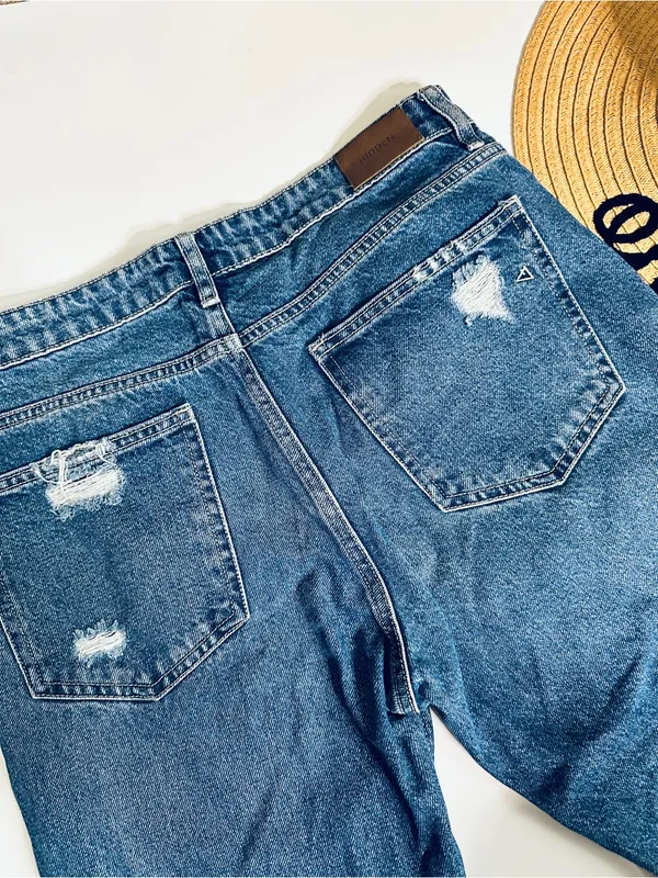 Hidden Bailey High Rise Boyfriend Distressed Jeans Size 29 100% Cotton - Image 6