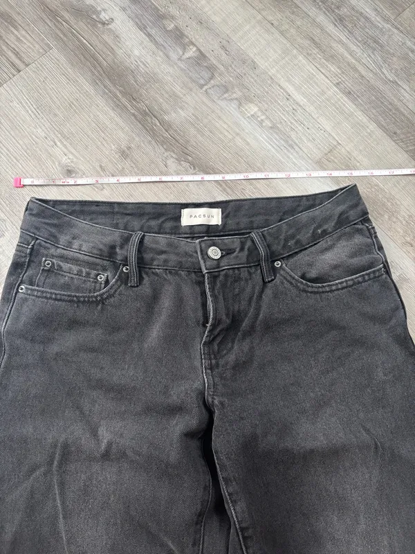 PacSun Low-Rise Jeans Black - Image 3