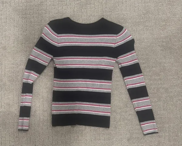 Striped Long Sleeve Top Multi - Image 2