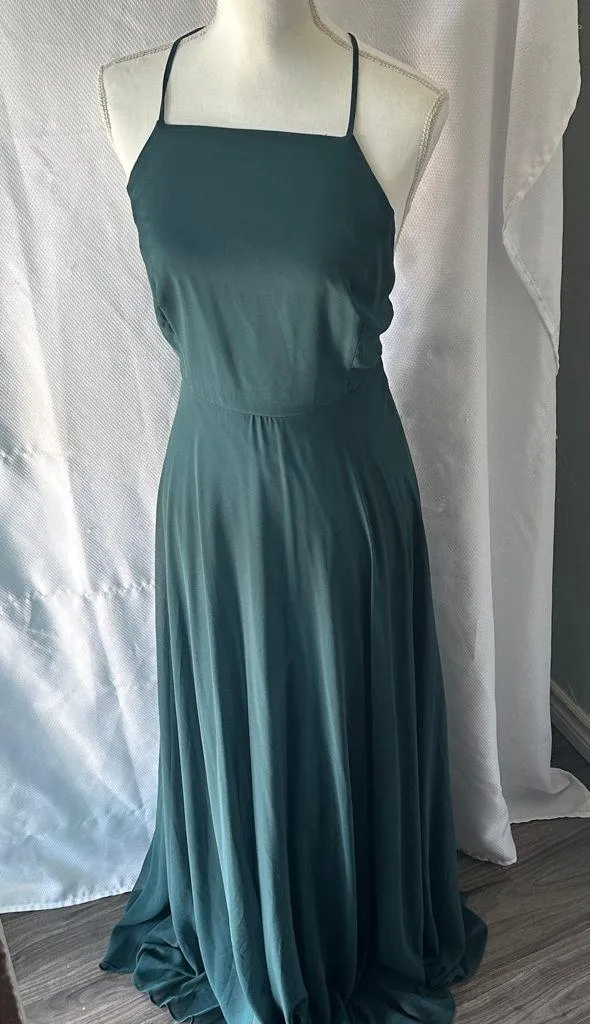 Lulu's Elegant Teal Maxi Dress - Image 8