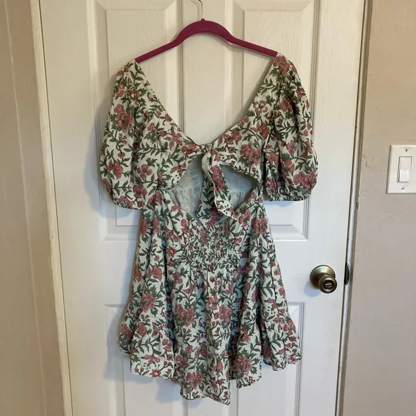 Shore Brand Delray Floral Babydoll Dress - Image 3