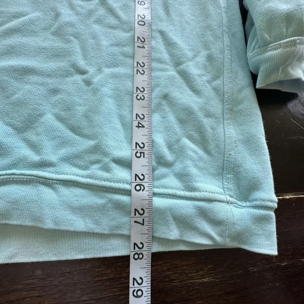 Aerie Go-To Sweatshirt Sz M Crewneck Blue Oversized Slouchy - Image 7