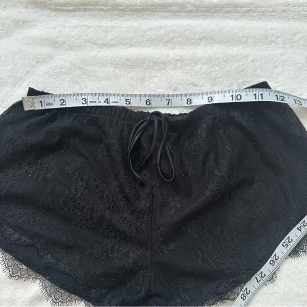 Victoria’s Secret lace black mini pajama shorts​ in size xs - Image 7