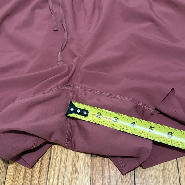 Alo Yoga Rosy Pink Lined Running Athletic Shorts Size Large‎ - Image 7