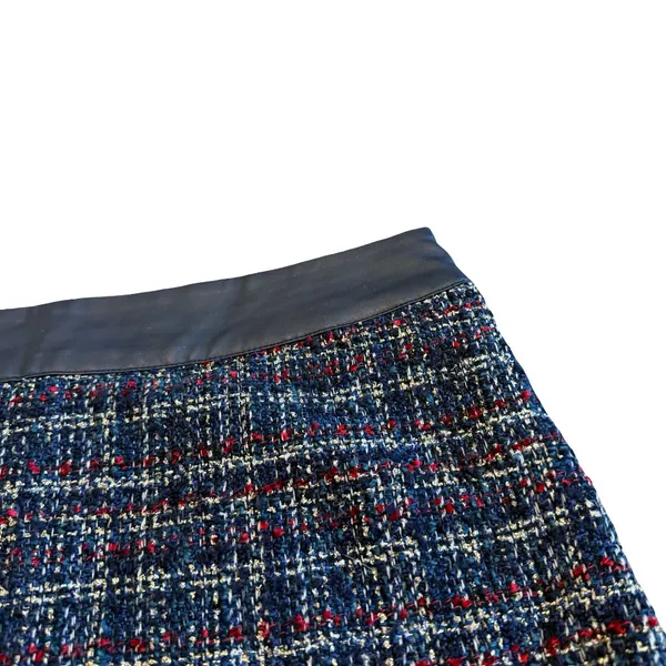 Abercrombie & Fitch Super Short Mini Skirt Wool Plaid Retro Size 10/30 Women's - Image 2