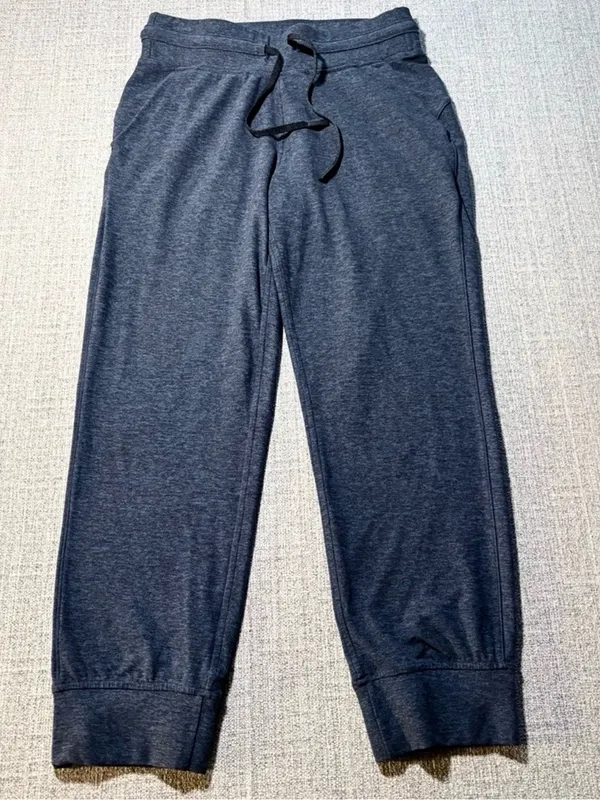 💥Lululemon Ready to Rulu Crop Joggers Heathered Navy Black Size 6💛 - Image 3