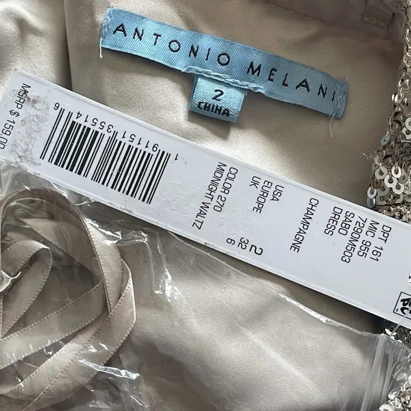 New Antonio Melani Sabo Sequin Dress‎ - Image 7